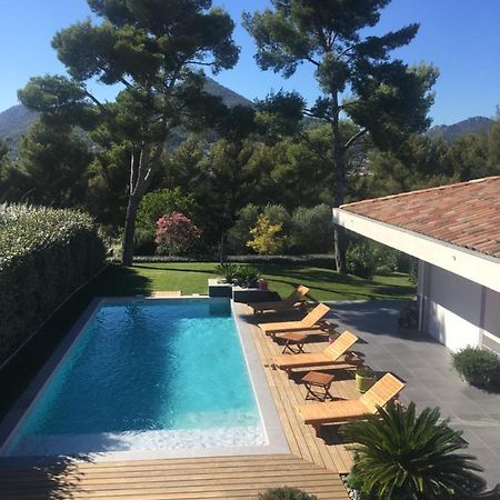 Chambre Luxe Dans Villa De Standing Avec Piscine, Acces Discret Et Independant, Terrasse Arboree Et Parking Prive 라발레트듀바 외부 사진
