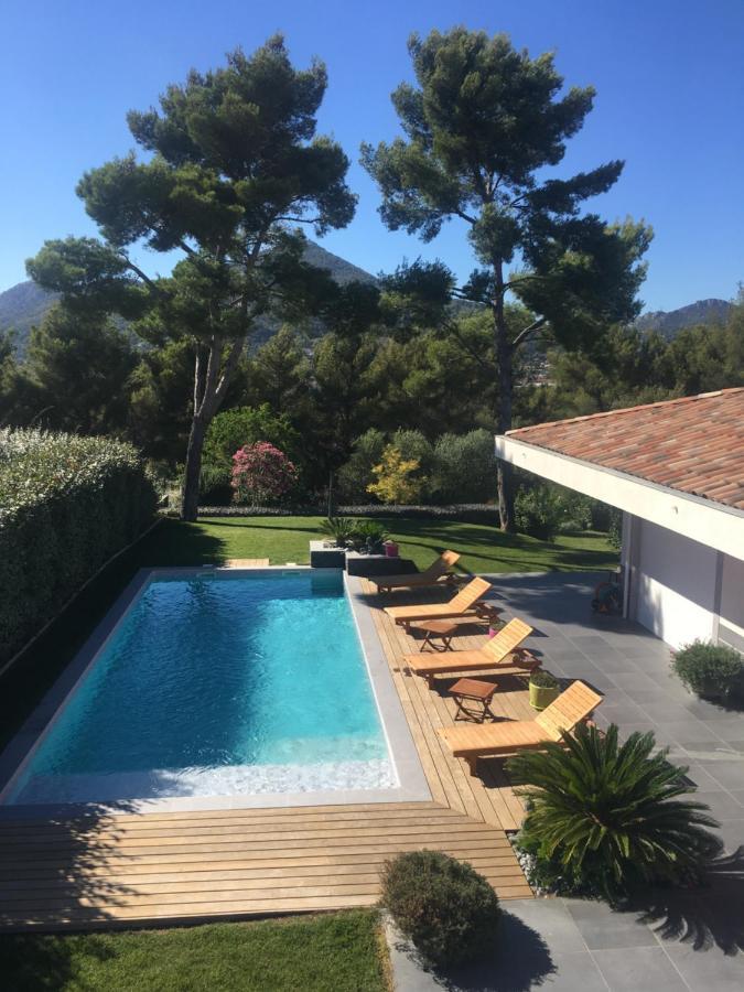Chambre Luxe Dans Villa De Standing Avec Piscine, Acces Discret Et Independant, Terrasse Arboree Et Parking Prive 라발레트듀바 외부 사진