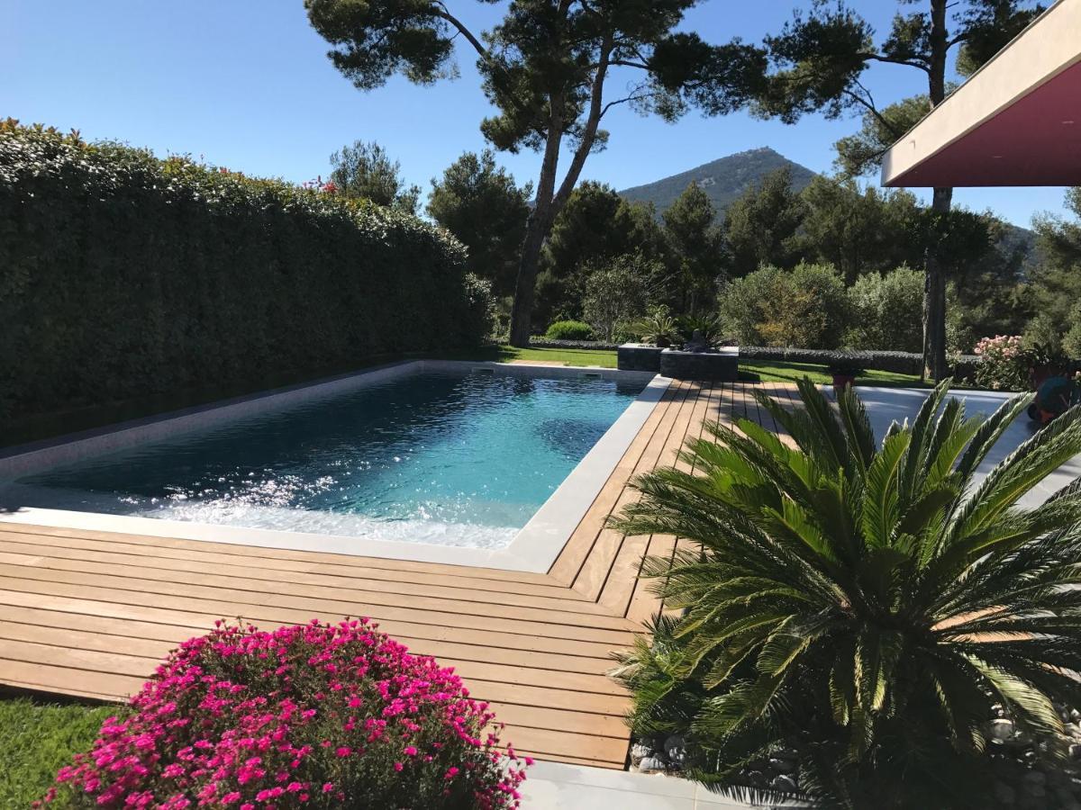Chambre Luxe Dans Villa De Standing Avec Piscine, Acces Discret Et Independant, Terrasse Arboree Et Parking Prive 라발레트듀바 외부 사진