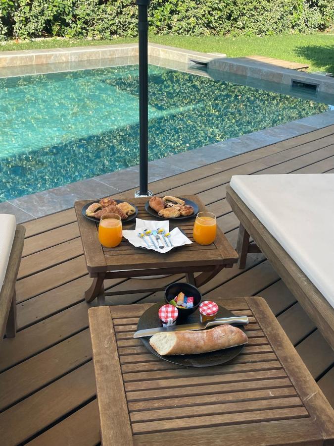 Chambre Luxe Dans Villa De Standing Avec Piscine, Acces Discret Et Independant, Terrasse Arboree Et Parking Prive 라발레트듀바 외부 사진